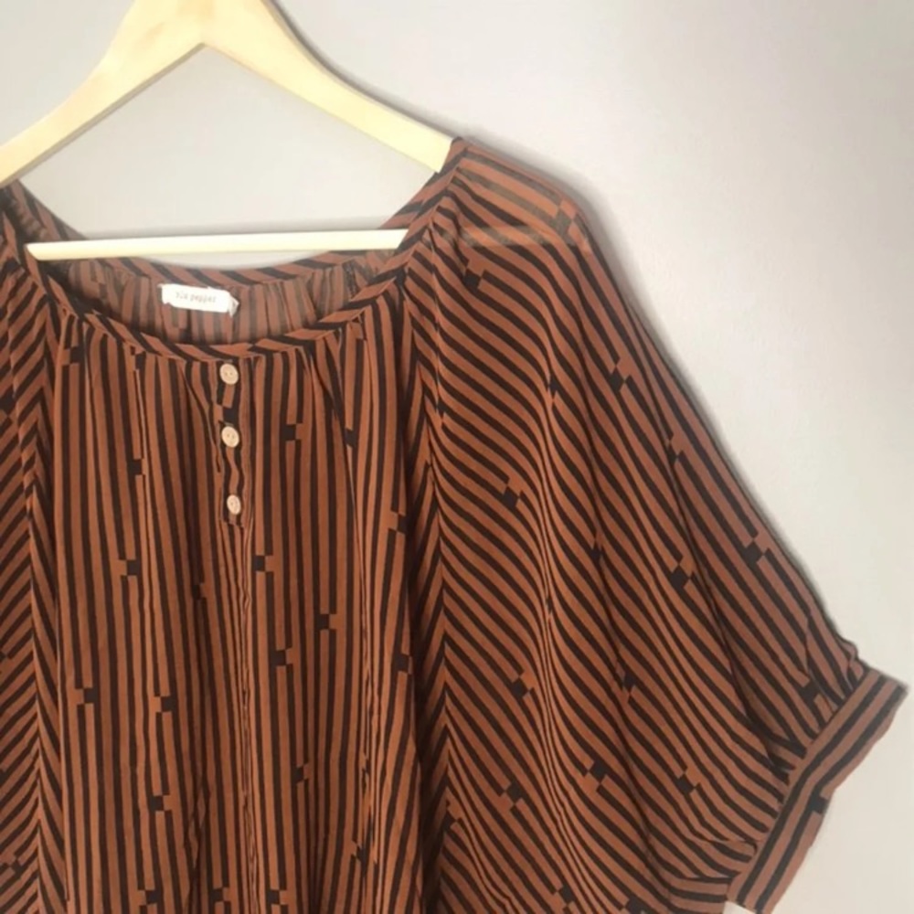 Blu Pepper sheer top